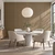 Medium Slats Polystyrene Wood Slat Walls 94.5 in x 9.45 in - Maple - Installed Image