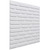 Faux Tin Ceiling Tile - #359 - White Matte Side View