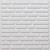 Faux Tin Ceiling Tile - #359 - White Matte