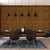 Faux Tin Ceiling Tile - #359 - Antique Teak Wood - Installed