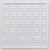 Faux Tin Ceiling Tile - #361 - White Glossy
