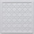 Faux Tin Ceiling Tile - #361 - White Matte