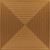 Pyramid Step - Faux Tin Ceiling Tile - Glue up - 24 in x 24 in - #363 - Gold