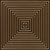 Pyramid Step - Faux Tin Ceiling Tile - Glue up - 24 in x 24 in - #363 - Antique Gold