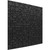 Urban Grid - Faux Tin Ceiling Tile - Glue up - 24 in x 24 in - #366 - Black Side View