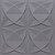 Clover Curve - Faux Tin Glue-Up Ceiling Tile - #369 - Milky Grey