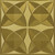 Clover Curve - Faux Tin Glue-Up Ceiling Tile - #369 - Brass