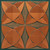 Clover Curve - Faux Tin Glue-Up Ceiling Tile - #369 - Royal Green