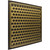 Faux Tin Ceiling Tile - #371 - Antique Brass Side View