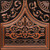Faux Tin Ceiling Tile - Glue up - 24 in x 24 in - #373 - Antique Copper