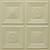 Faux Tin Ceiling Tile - Glue up - 24 in x 24 in - #322 - Cream Pearl