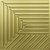 Faux Tin Ceiling Tile - Glue up - 24 in x 24 in - #327 - Brass