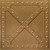Faux Tin Ceiling Tile - #331 - Gold