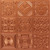 Faux Tin Ceiling Tile - Glue up - 24 in x 24 in - #347 - Copper