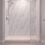 Hex Tile Shower Wall Panels Surround - Marble - Installed