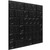 Faux Tin Ceiling Tile - Glue up - 24 in x 24 in - #368 - Black Side View