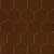 Hex Tile MirroFlex 4x8 Glue Up PVC 3D Wall Panels - Linen Chocolate