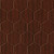 Hex Tile MirroFlex 4x8 Glue Up PVC 3D Wall Panels - Welsh Cherry