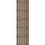 Fluted Polystyrene Wood Slat Walls 94.5 in x 9.45 in - #MG 1018  - Simply White