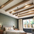  Heritage Faux Wood Ceiling Beams - Mena + Primed - Installed