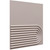 Contour Loop - Peel and Stick - Faux Tin Wall Panels - 12 in x 12 in - #9009 - (Pack of 20) / 20 sqft - Dawn Pink - Side View
