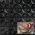 Tiny Tiptoe 2 ft x 2 ft Shanko - Acoustical Perforated Tin Ceiling Tiles - #209 - (Pack of 20) / 80 sqft - Black