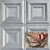 Cubism 2 ft x 2 ft - Acoustical Perforated Tin Ceiling Tiles with Insulating Pad - #320 - (Pack of 20) / 80 sqft - Lacquered Steel