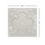 Majestic 2 ft x 2 ft - Acoustical Perforated Tin Ceiling Tiles with Insulating Pad - #500 - (Pack of 20) / 80 sqft (SK500-20) - Eggshell White Measurement