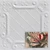 Romeo, Romeo 2 ft x 2 ft - Acoustical Perforated Tin Ceiling Tiles with Insulating Pad - #502 - (Pack of 20) / 80 sqft (SK502-20) - White