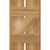 TimberCraft Spaced Board-n-Batten Shutters, Rough Sawn Western Red Cedar (Per Pair) - 10.75 in. Width - With Z Bar