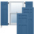 Enduracore Composite San Juan Capistrano Mission Style Shutters (Per Pair) - Sojourn Blue