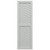 EnduraCore Composite Two Panel Chevron Modern Style Shutters (Per Pair) - Hailstorm Gray - Front view