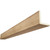 Timberthane Faux Wood Ceiling Beams - 2-Sided - Rough Cedar + Buttercream