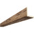 Timberthane Faux Wood Ceiling Beams - 2-Sided - Pecky Cypress + Toffee