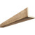 Timberthane Faux Wood Ceiling Beams - 2-Sided - Rough Sawn + Buttercream