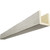 Timberthane Faux Wood Ceiling Beams - 3-Sided & 10 ft. Length - Rough Sawn + Cashmere