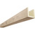 Timberthane Faux Wood Ceiling Beams - 3-Sided & 10 ft. Length - Knotty Pine + Unfinished