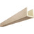 Timberthane Faux Wood Ceiling Beams - 3-Sided & 10 ft. Length - Rough Cedar + Unfinished