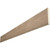 Timberthane Faux Wood Ceiling Beams - 1-Sided - Sandblasted + Oatmeal