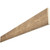 Timberthane Faux Wood Ceiling Beams - 1-Sided - Sandblasted + Buttercream