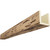 Timberthane Faux Wood Ceiling Beams - 3-Sided & 10 ft. Length - Pecky Cypress + Buttercream