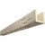 Timberthane Faux Wood Ceiling Beams - 3-Sided & 10 ft. Length - Pecky Cypress + Sand Dune