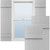 Lifetime Vinyl, Board-n-Batten Shutters, w/Installation Shutter-Lok's & Matching Screws (Per Pair) - 14 in. Width - Paintable