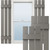 Lifetime Vinyl, Board-n-Batten Shutters, w/Installation Shutter-Lok's & Matching Screws (Per Pair) - 12 in. Width -  Tuxedo Grey