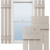 Lifetime Vinyl, Board-n-Batten Shutters, w/Installation Shutter-Lok's & Matching Screws (Per Pair) - 12 in. Width -  Clay