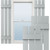 Lifetime Vinyl, Board-n-Batten Shutters, w/Shutter-Loks (Per Pair) - 12 in. Width - Platinum