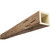 Timberthane Faux Wood Ceiling Beams - 4-Sided - Pecky Cypress + Toffee