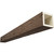 Timberthane Faux Wood Ceiling Beams - 4-Sided - Hand Hewn + Cedar Bark