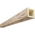 Timberthane Faux Wood Ceiling Beams - 4-Sided - Pecky Cypress + Unfinished