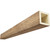 Timberthane Faux Wood Ceiling Beams - 4-Sided - Sandblasted + Buttercream